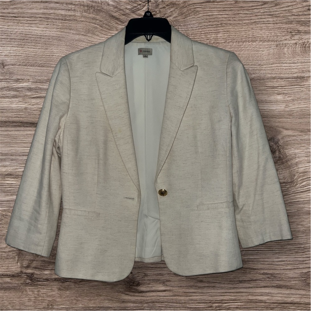 Cremieux 3/4 Sleeve Blazer Size 6